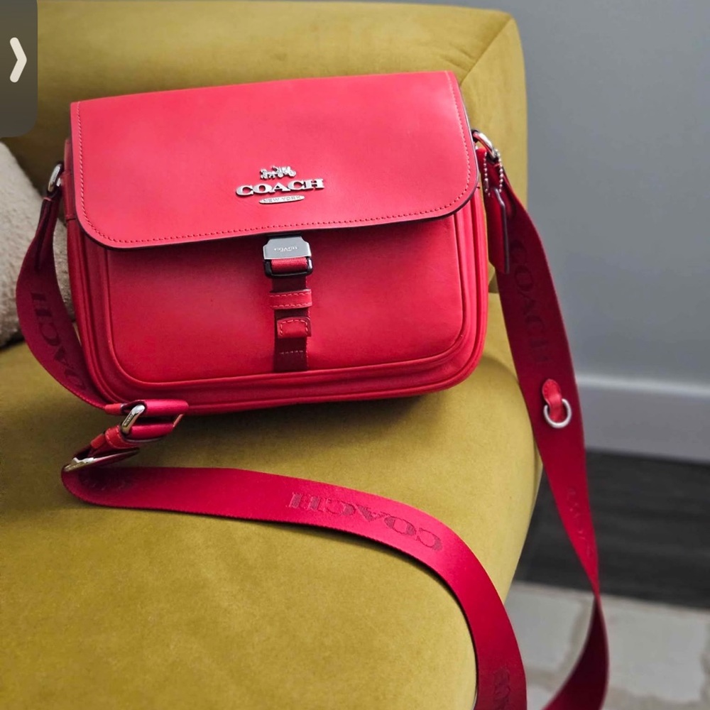 Coach Vibrant Red Crossbody Bag